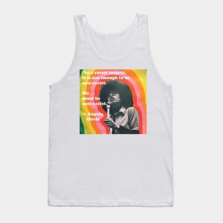 Angela Davis Quote Tank Top